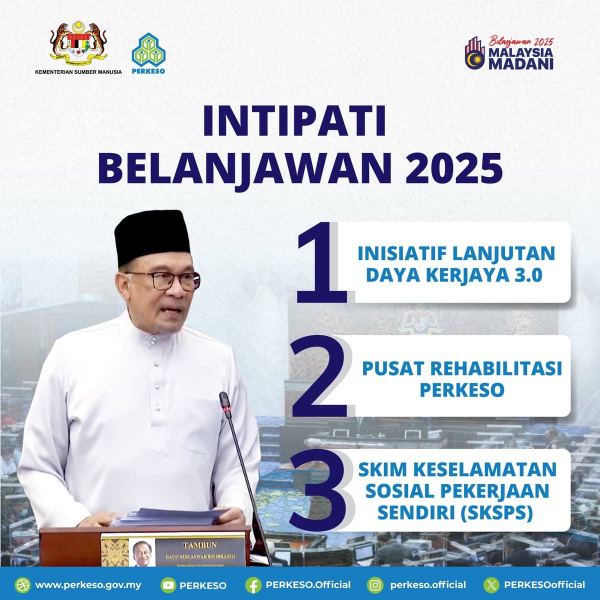 PERKESO Daya Kerjaya 3.0 OKU employment incentive programme